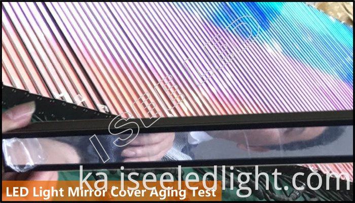 Mirror LED Light Digital Controllable aging test